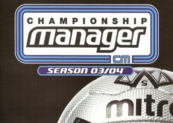 Обложка игры Championship Manager Season 03/04