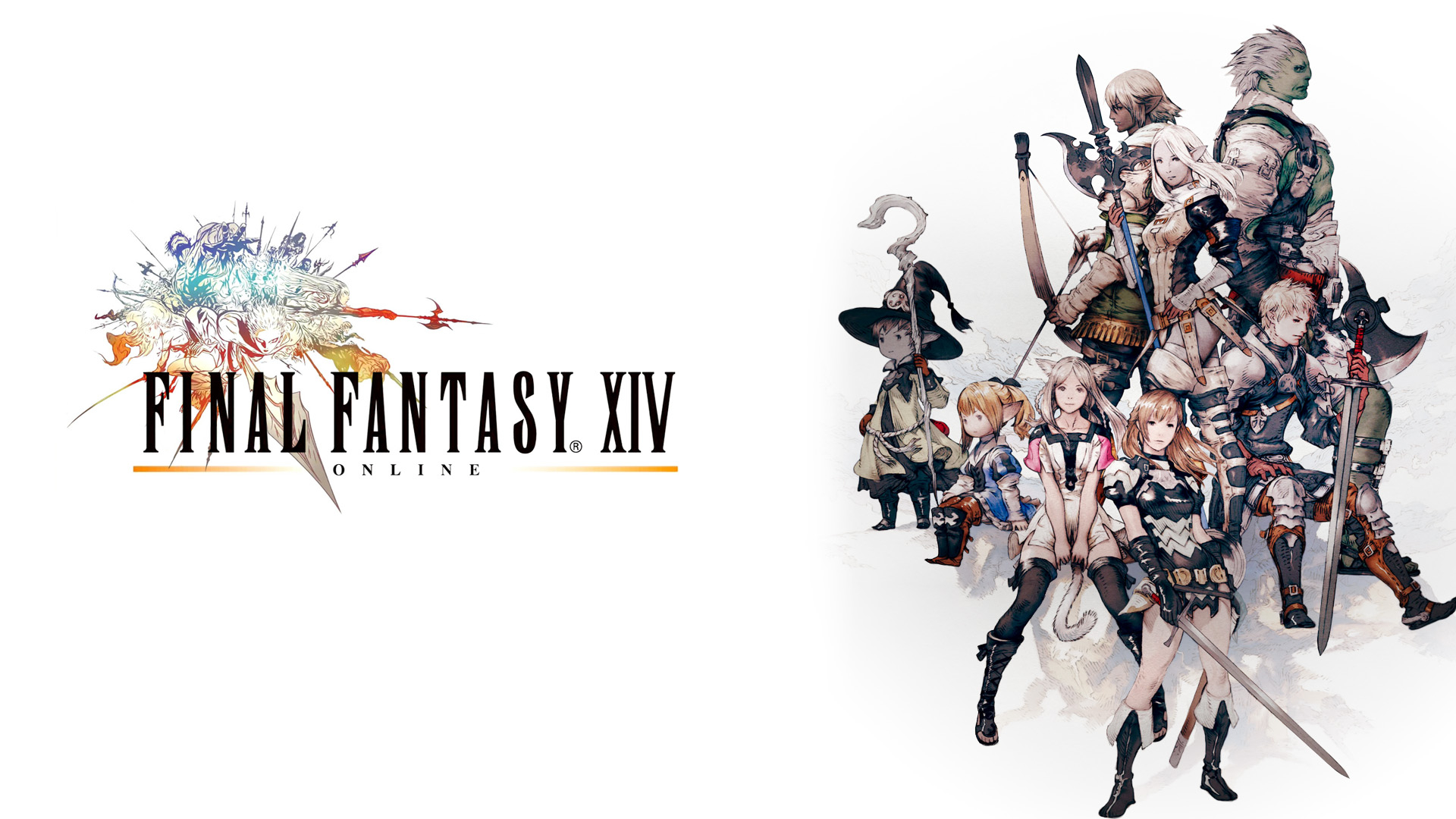 Обложка игры Final Fantasy XIV