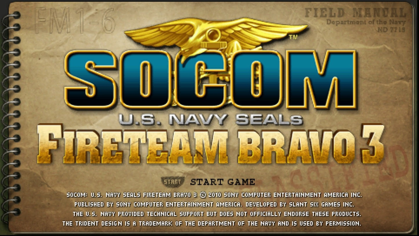 Обложка игры SOCOM: U.S. Navy SEALs Fireteam Bravo 3