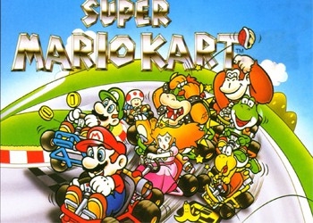 Обложка игры Super Mario Kart