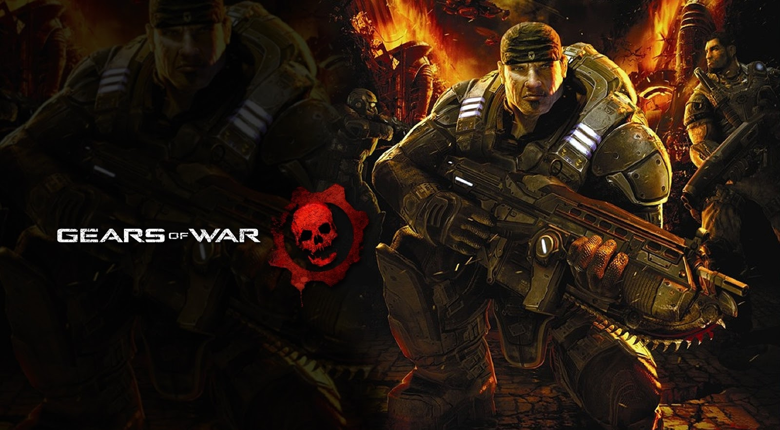 Обложка игры Gears of War