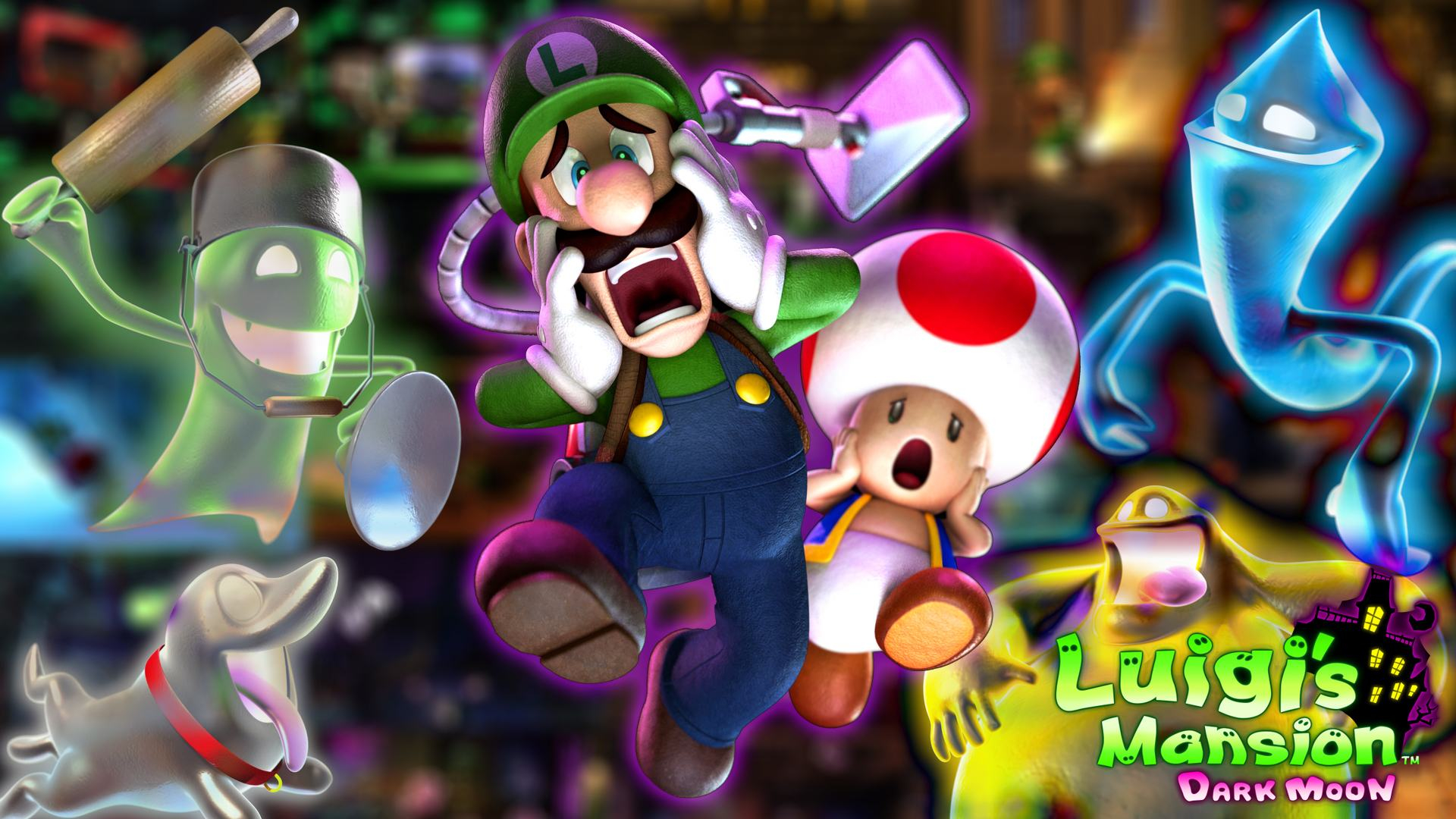 Обложка игры Luigi's Mansion: Dark Moon