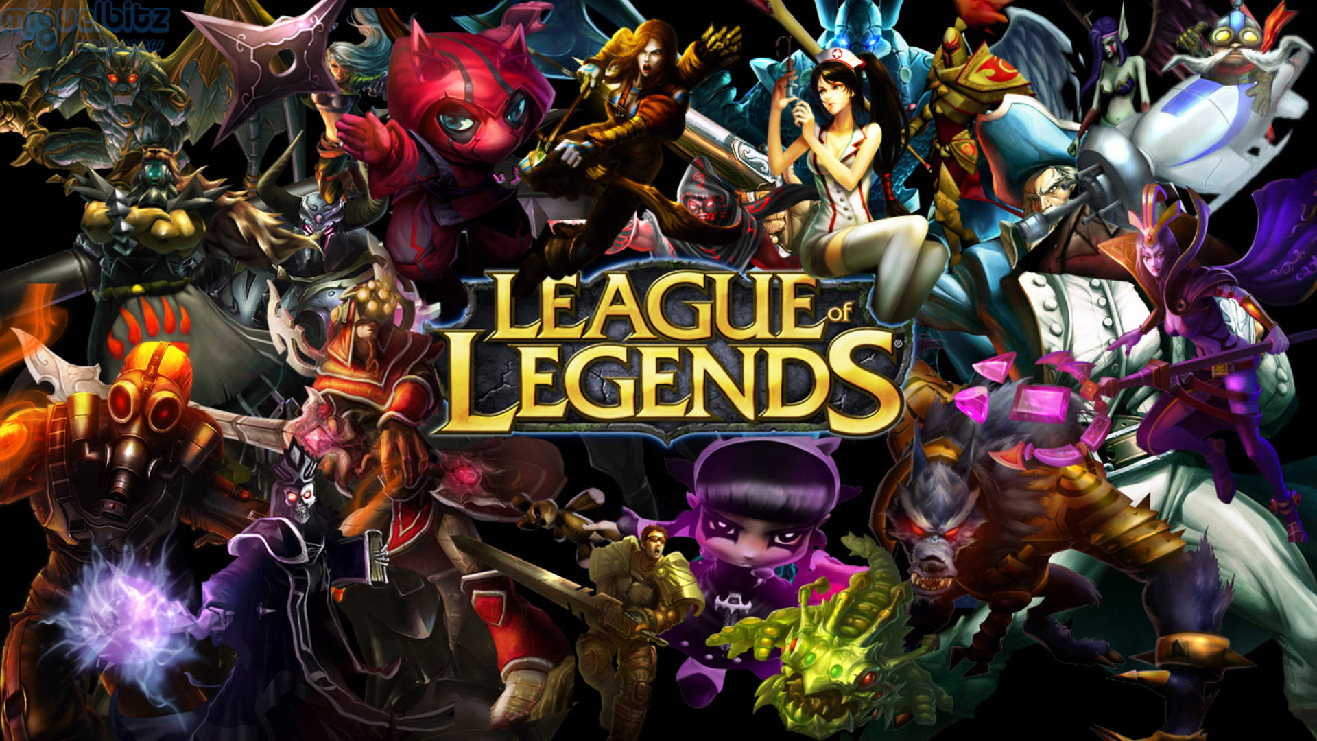 Обложка игры League of Legends
