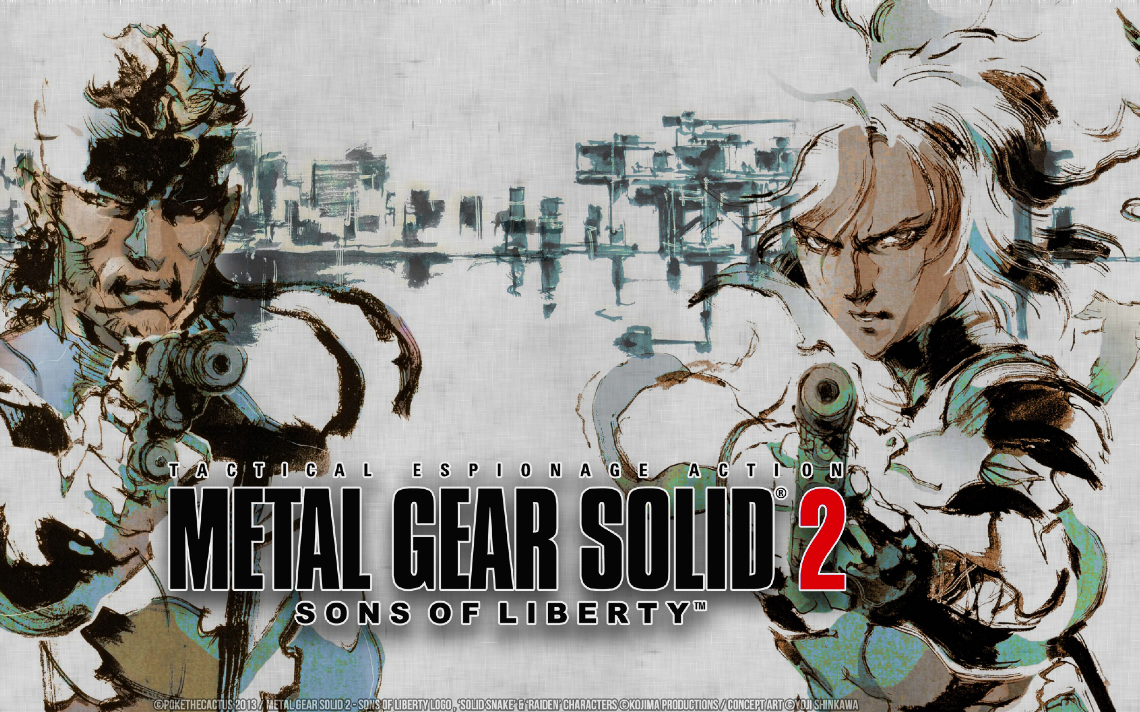 Обложка игры Metal Gear Solid 2: Sons of Liberty