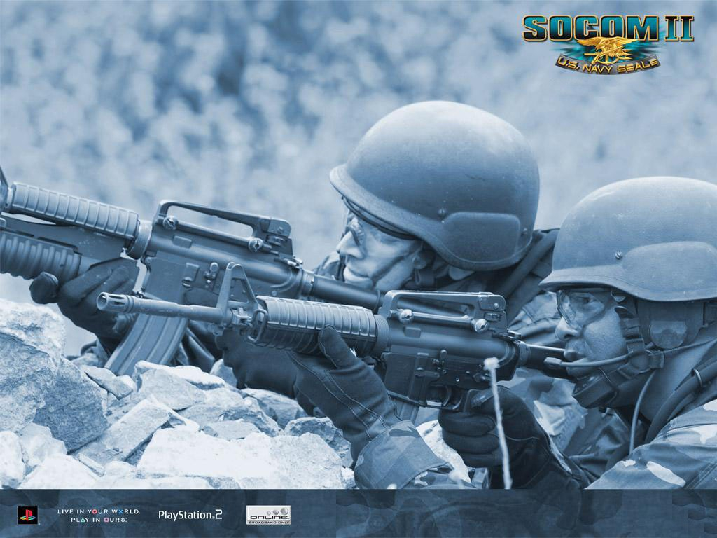 Обложка игры Socom 2: US Navy Seals