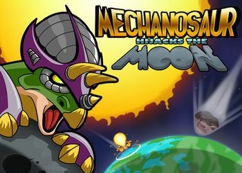 Обложка игры Mechanosaur Hijacks the Moon