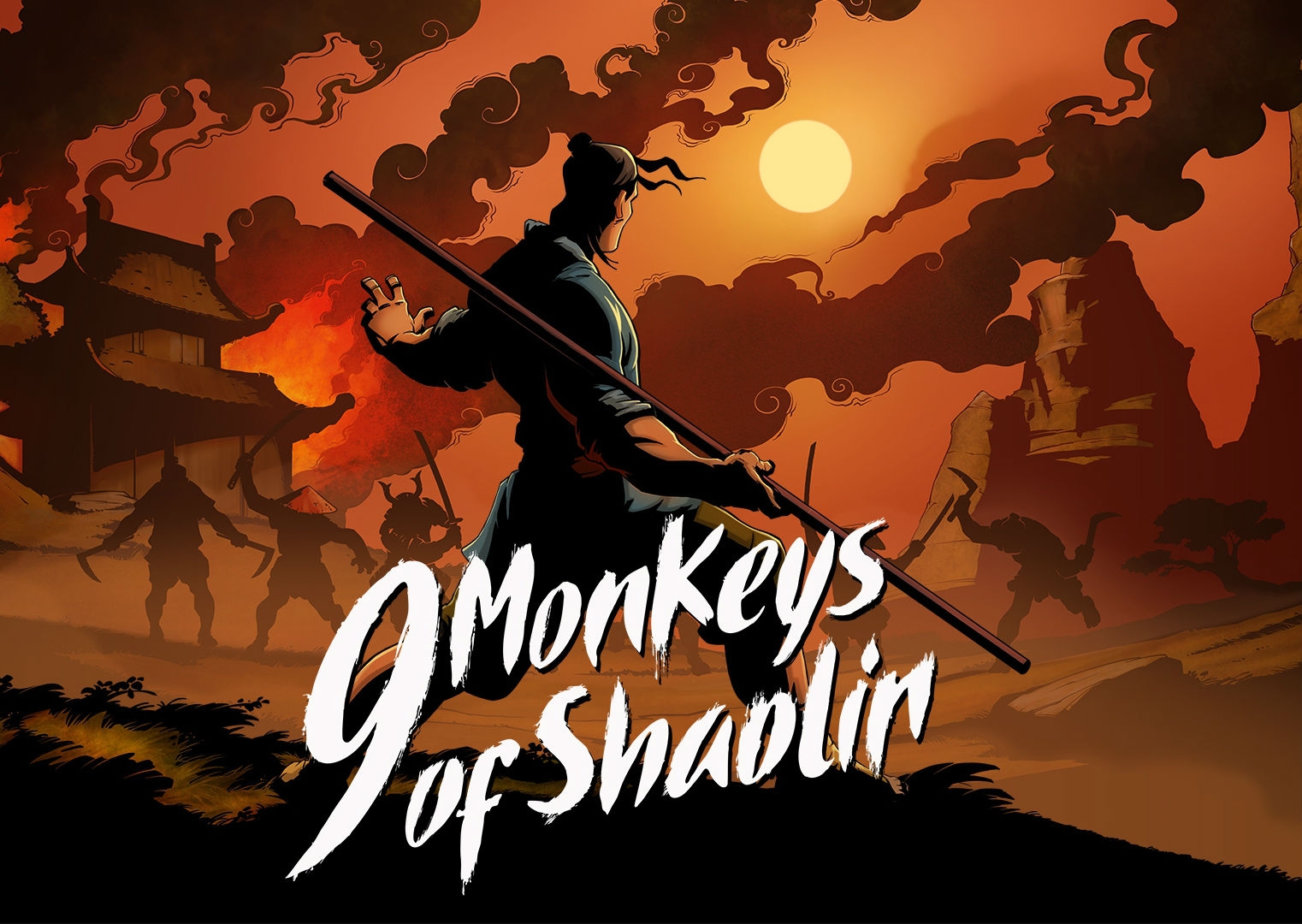 Обложка игры 9 Monkeys of Shaolin