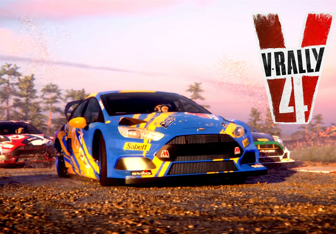 Обложка игры V-Rally 4