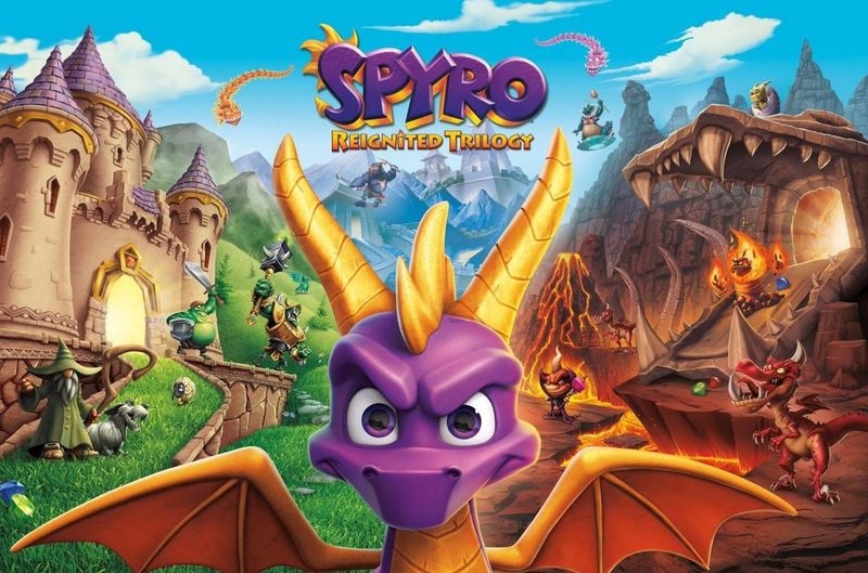 Обложка игры Spyro Reignited Trilogy