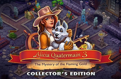 Обложка игры Alicia Quatermain 3: The Mystery of the Flaming Gold
