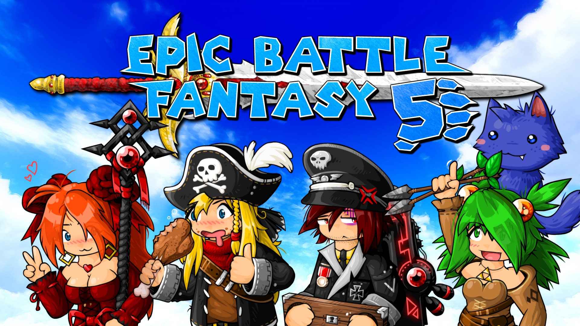 Обложка игры Epic Battle Fantasy 5