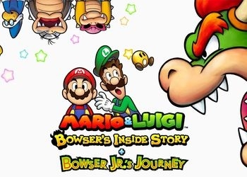 Обложка игры Mario & Luigi: Bowser's Inside Story + Bowser Jr.'s Journey