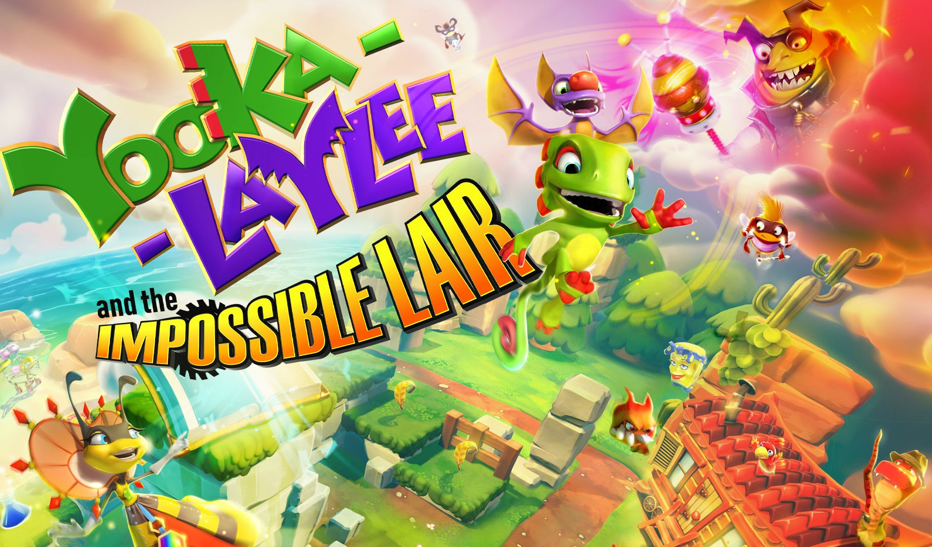 Yooka-Laylee and the Impossible Lair прохождение игры - Yooka Laylee And The Impossible Lair Map