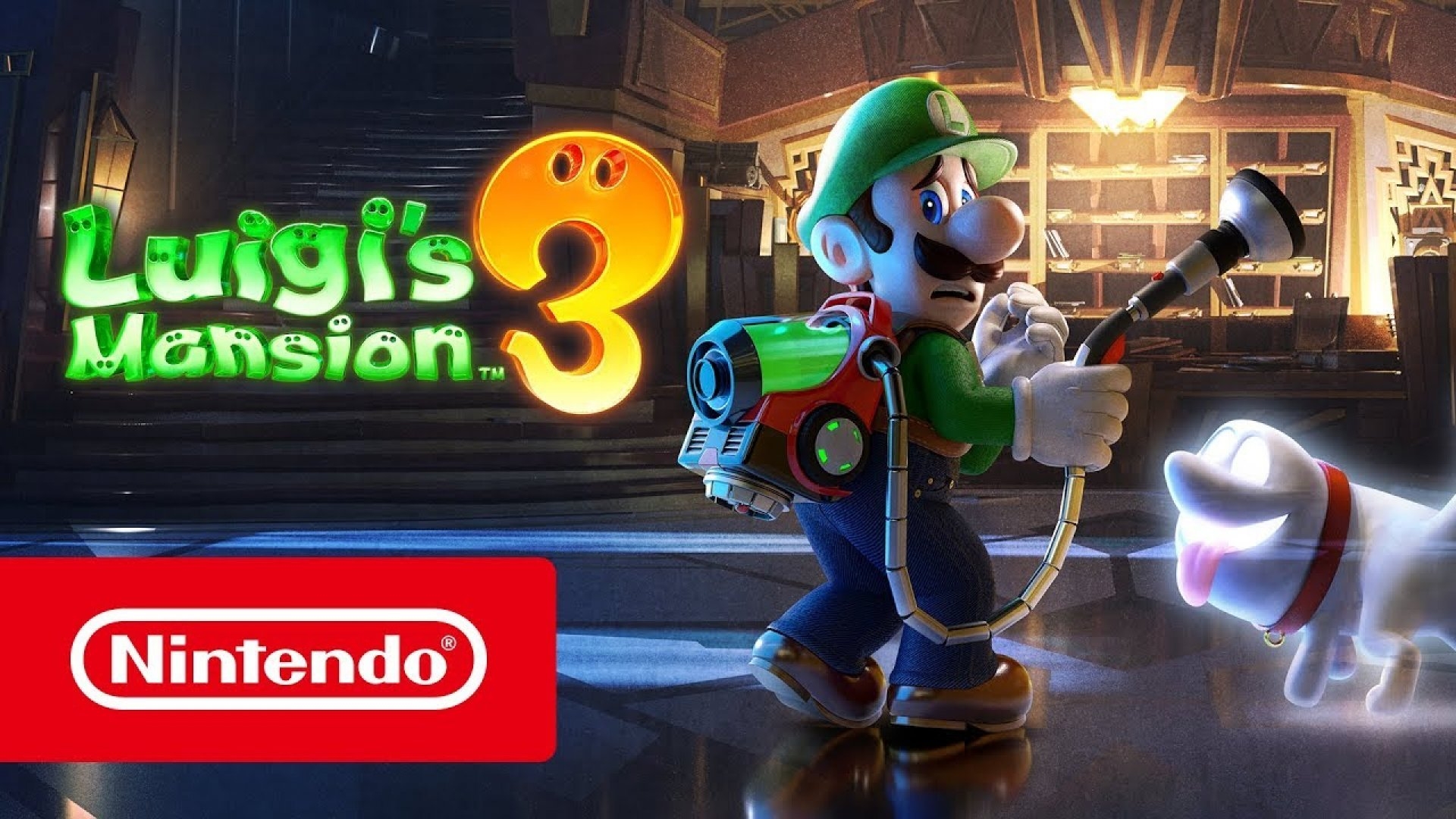 Обложка игры Luigi's Mansion 3
