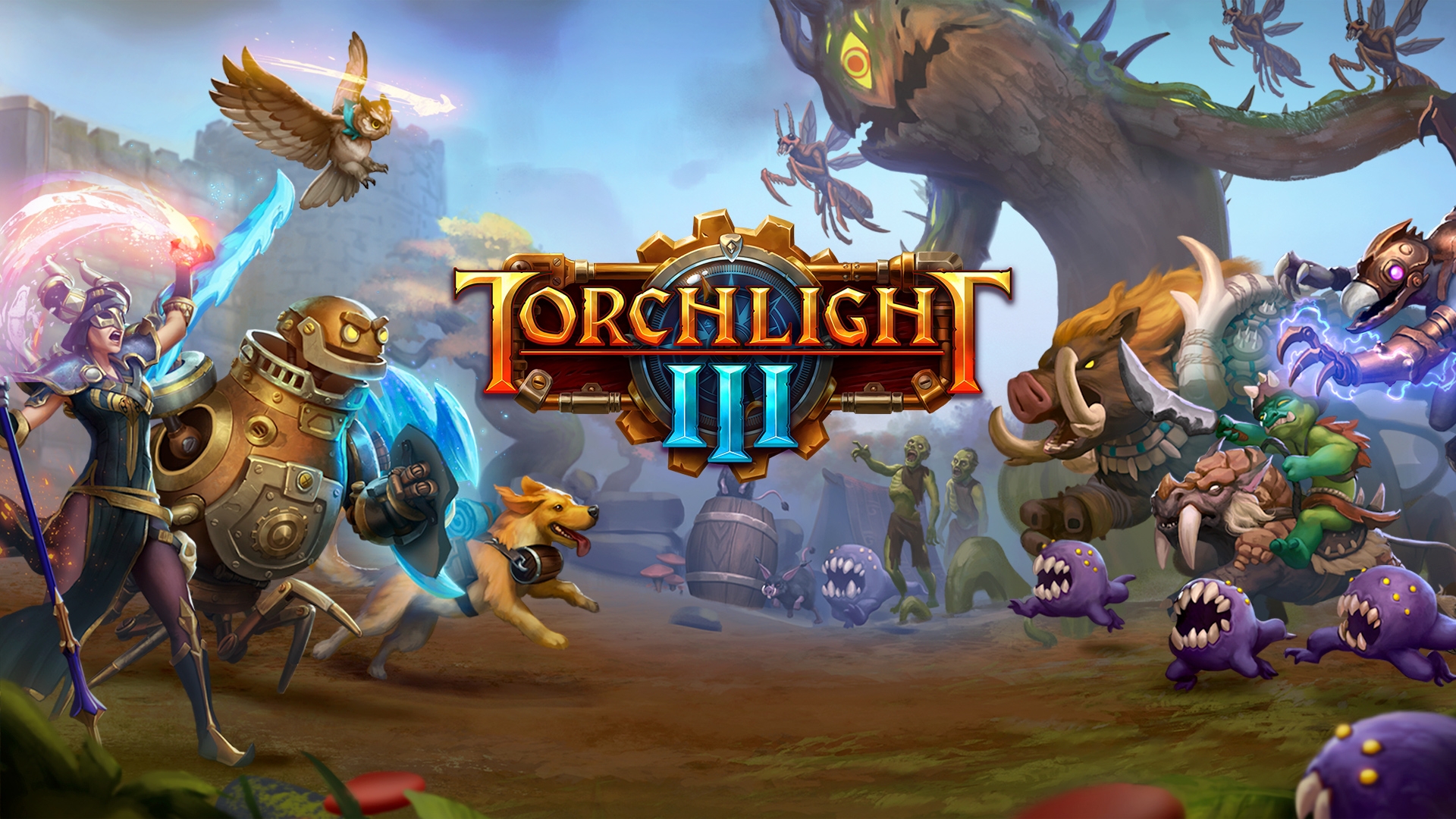 Трейлер к запуску ранней версии игры Torchlight 3