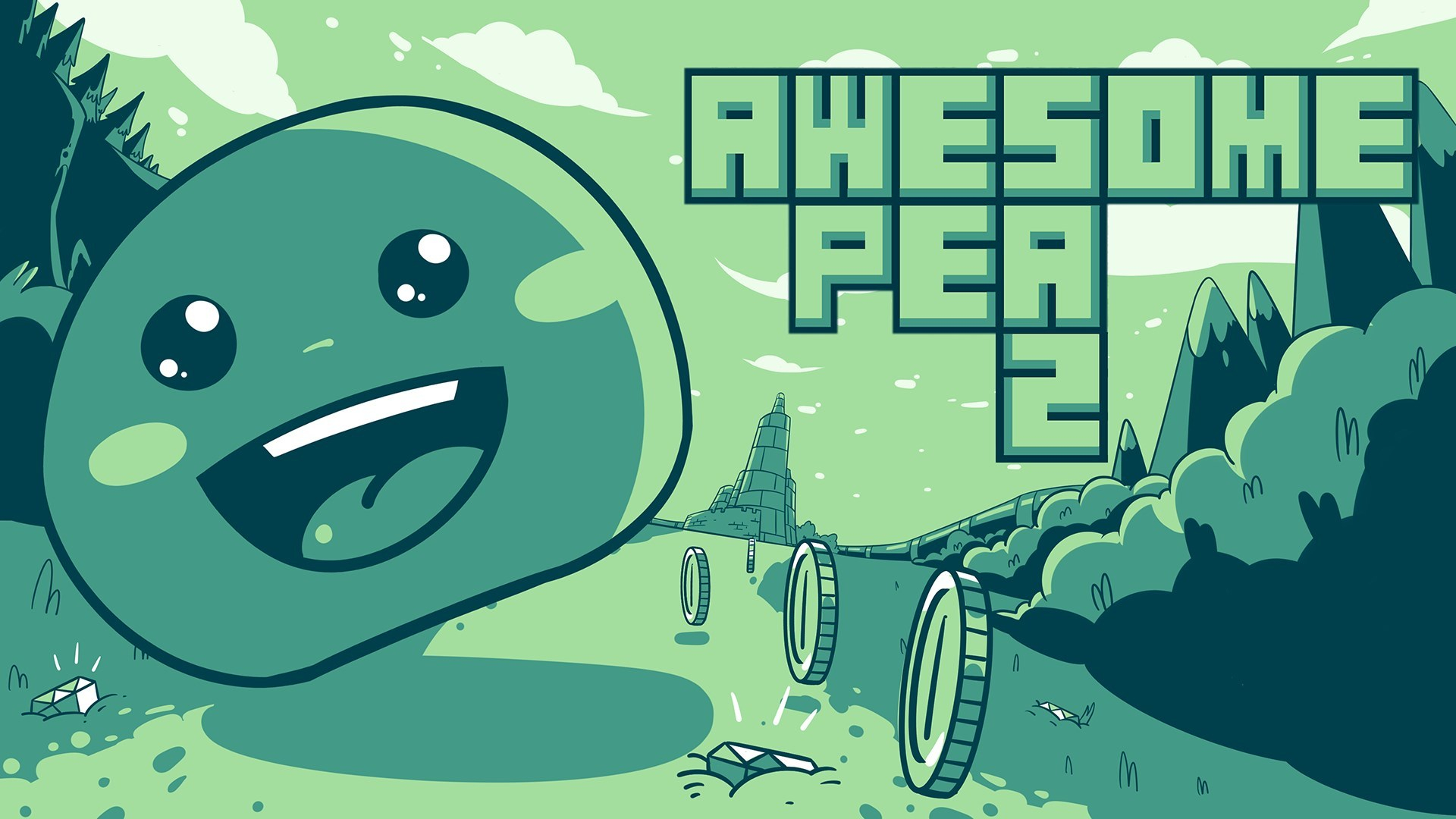 Обложка игры Awesome Pea 2