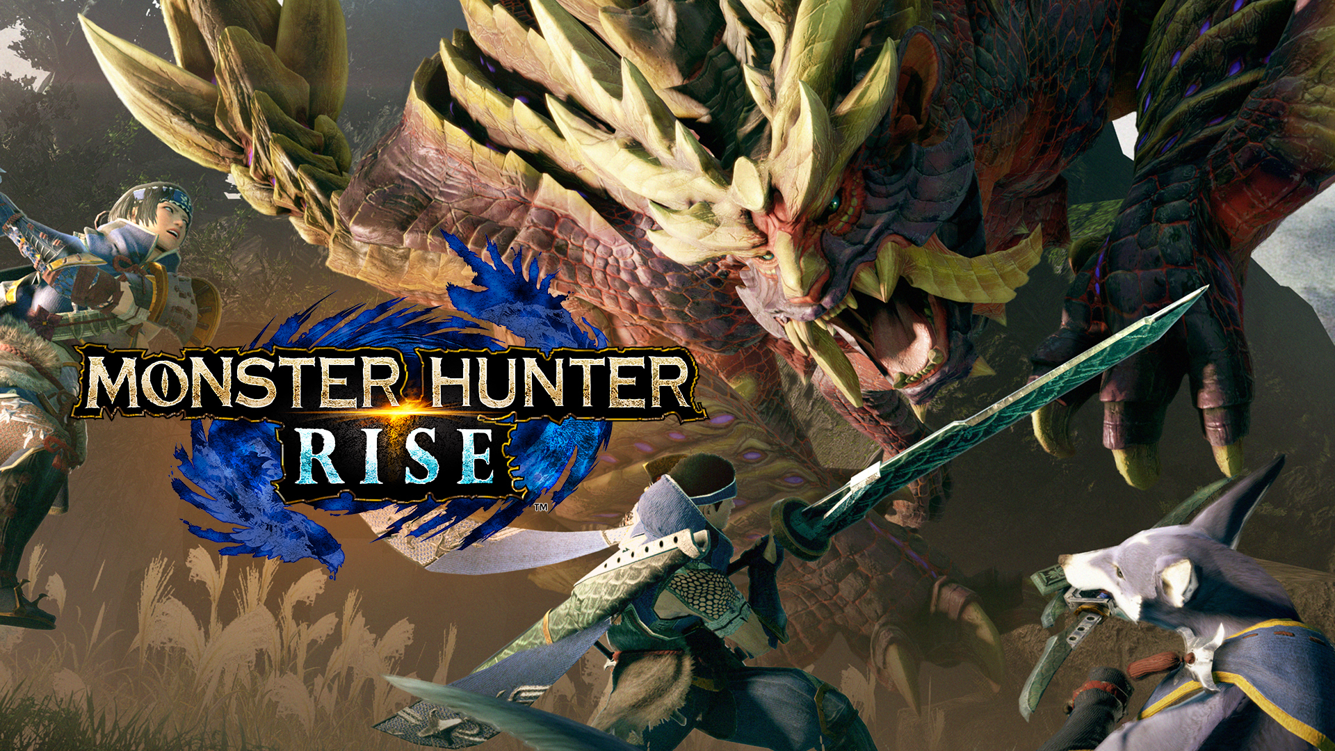 Обложка игры Monster Hunter Rise