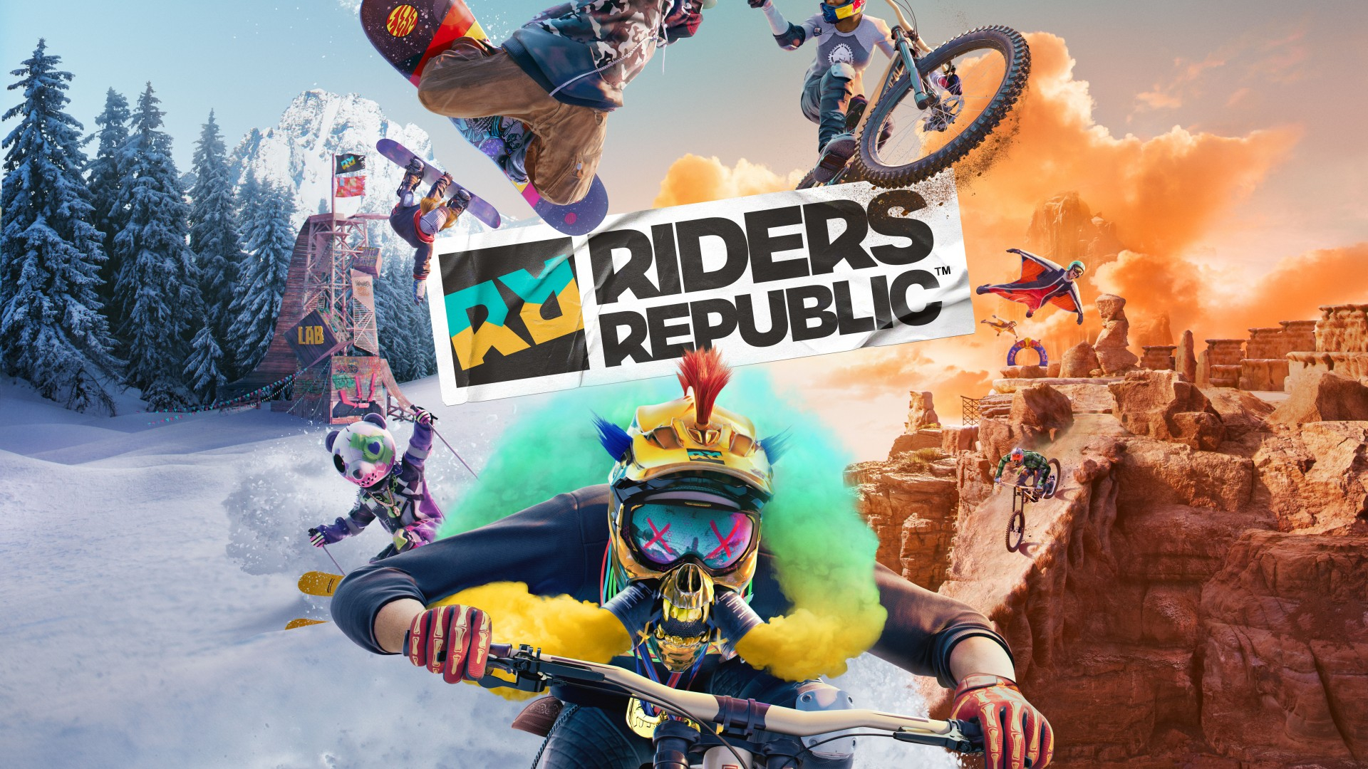 Обложка игры Riders Republic