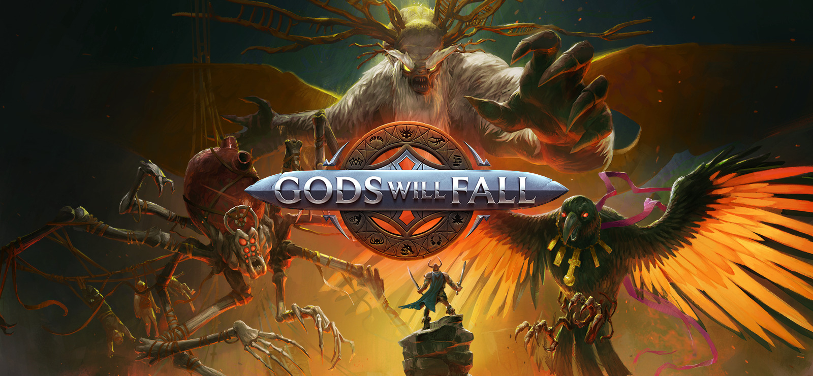 Обложка игры Gods Will Fall
