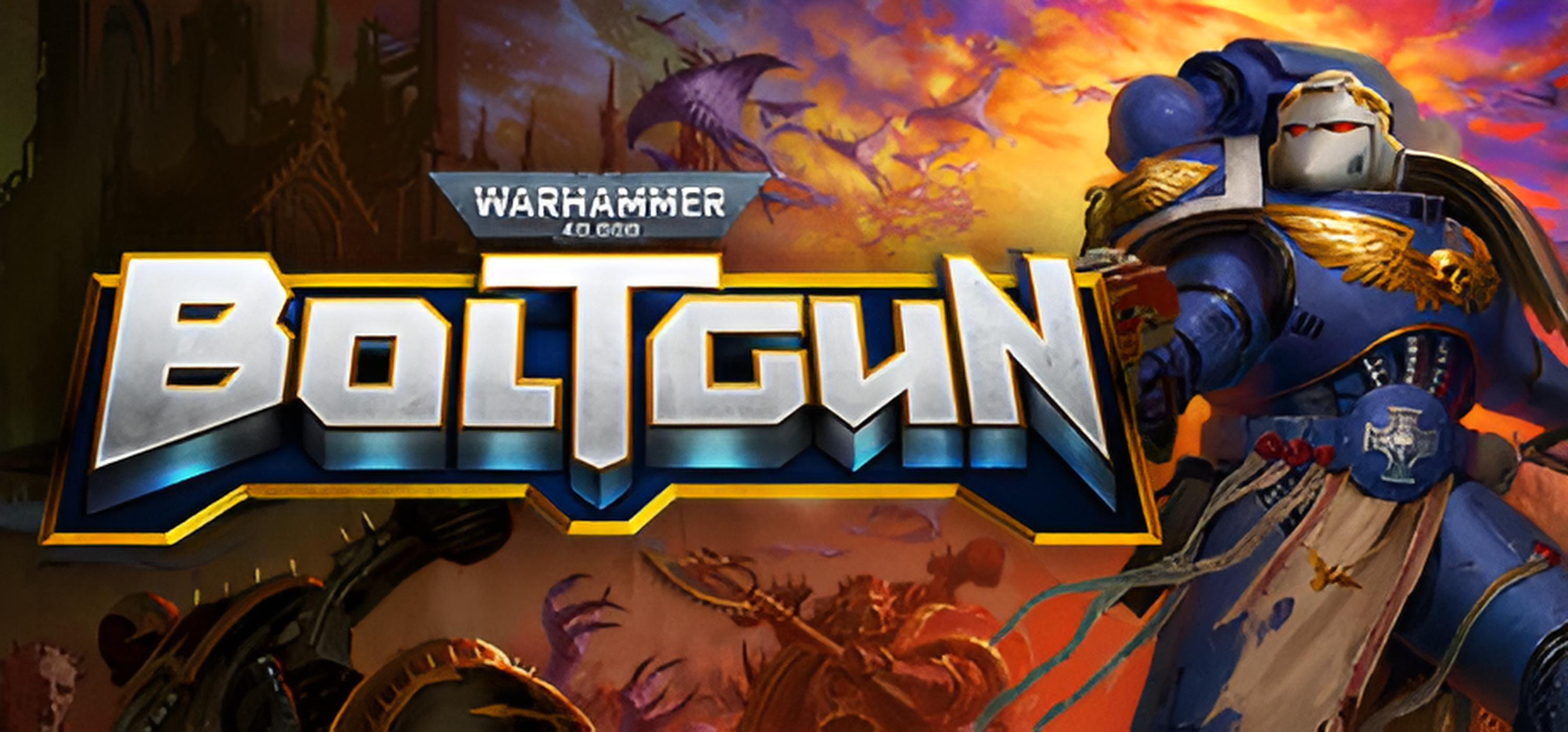 Обложка игры Warhammer 40,000: Boltgun