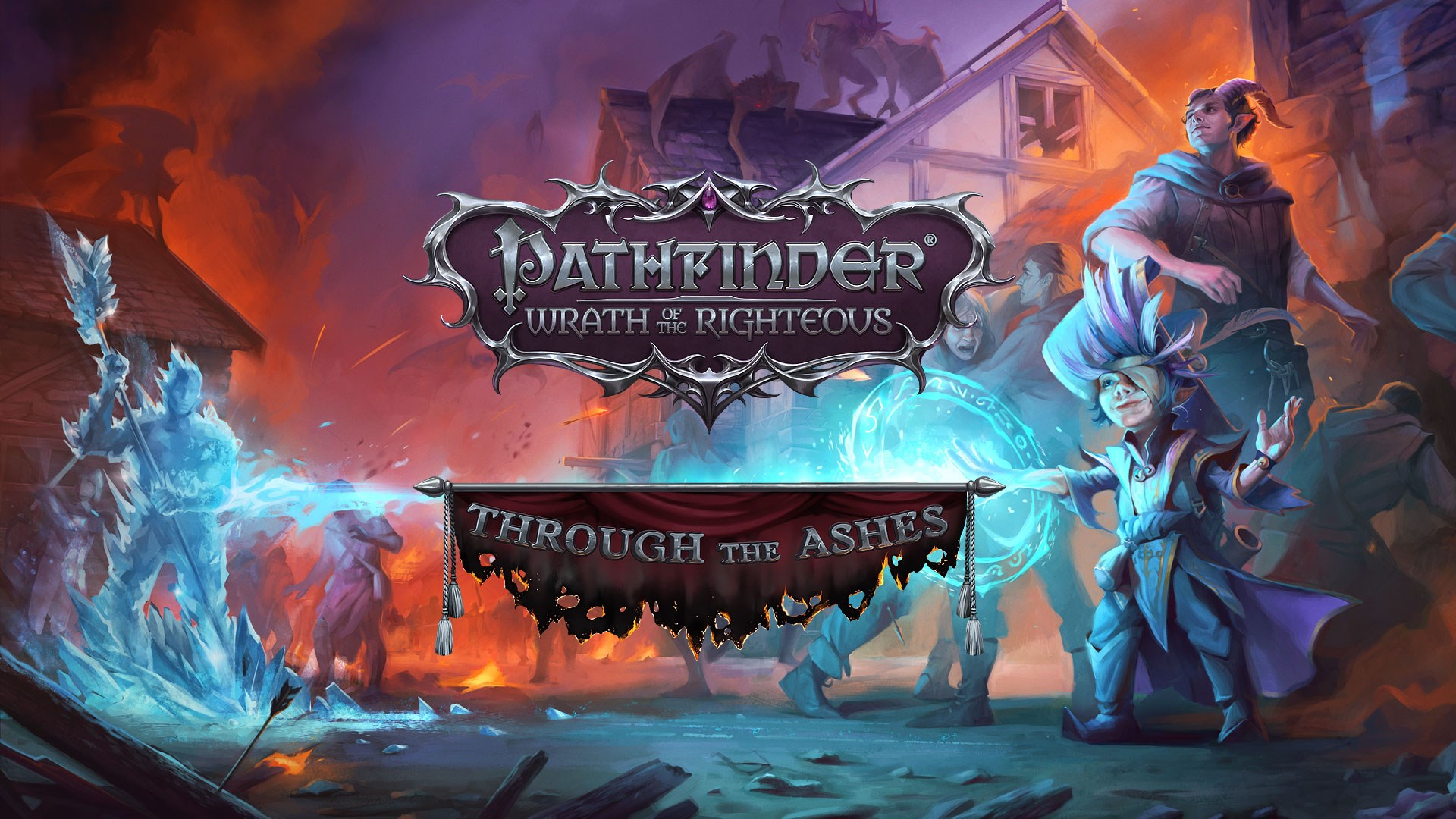 Обложка игры Pathfinder: Wrath of the Righteous - Through the Ashes