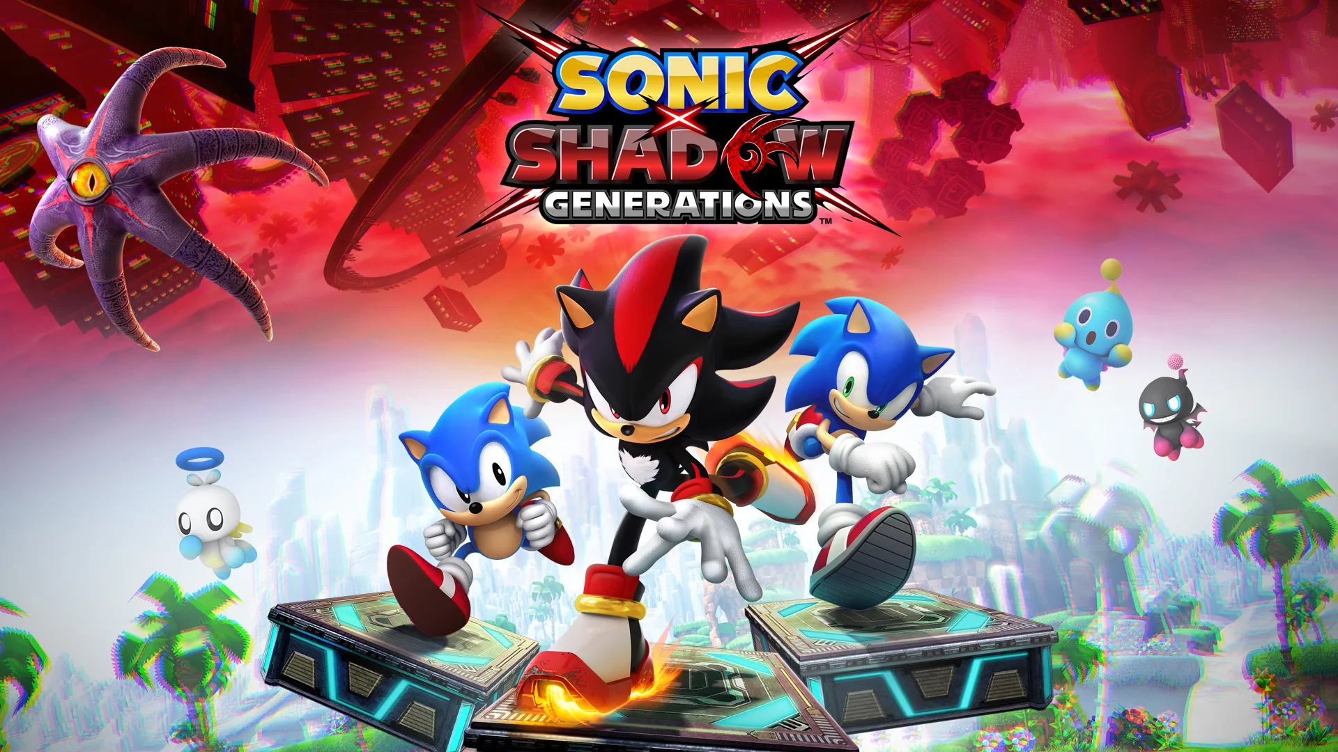 Обложка игры Sonic X Shadow Generations