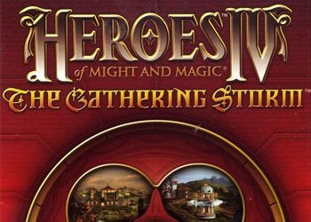 Обложка игры Heroes of Might and Magic 4: The Gathering Storm