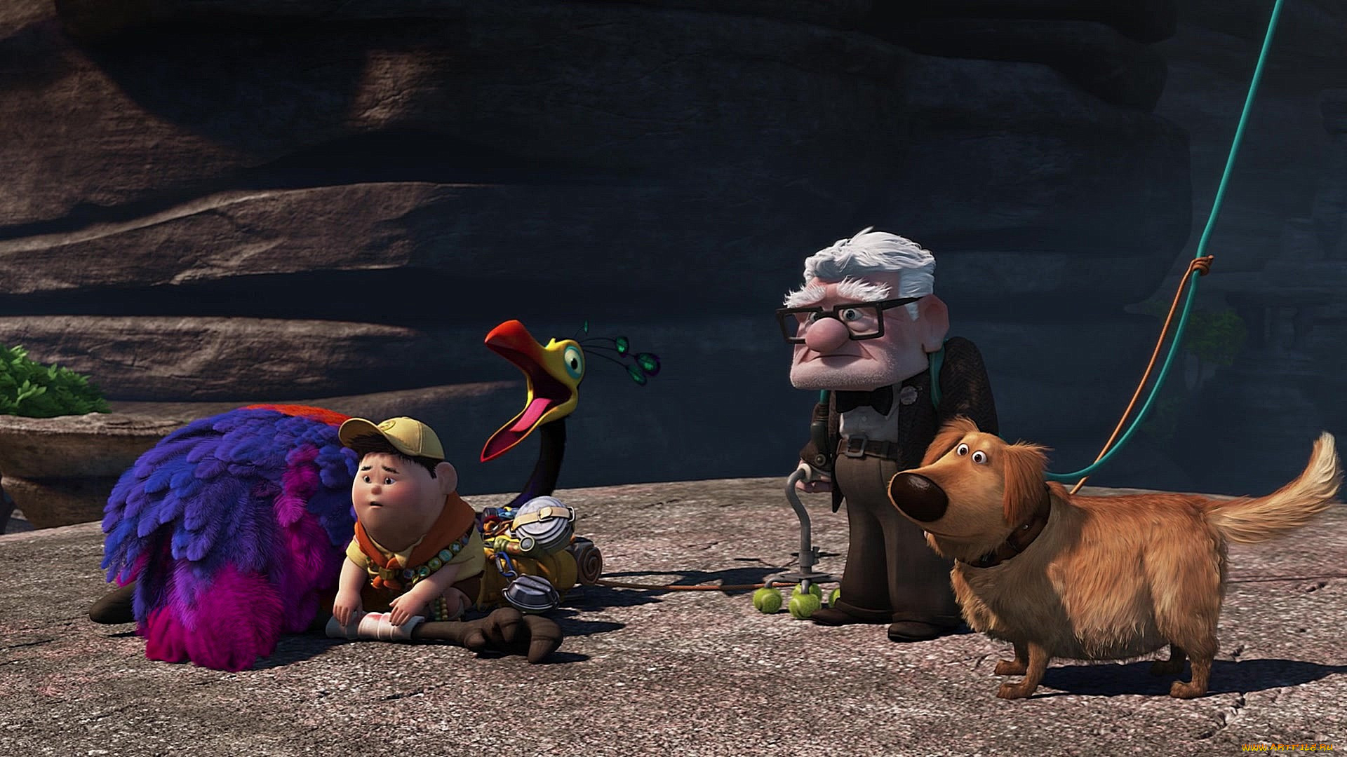 Новость Компания Pixar представила мультфильм «Вверх» в виде аниме