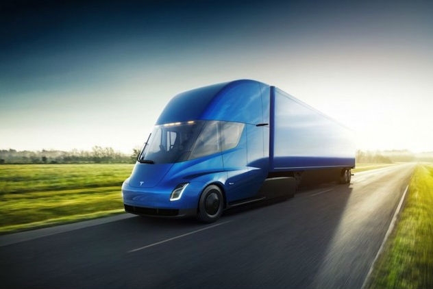 Новость Tesla представила беспилотный грузовик Semi