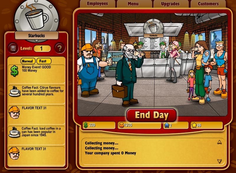 Скриншот из игры Coffee Tycoon под номером 8