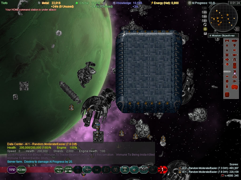 Скриншот из игры AI War: Fleet Command под номером 13