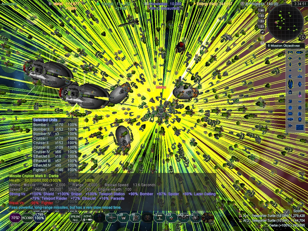 Скриншот из игры AI War: Fleet Command под номером 16