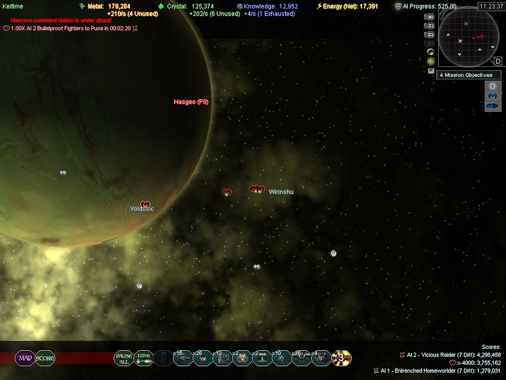 Скриншот из игры AI War: Fleet Command под номером 21