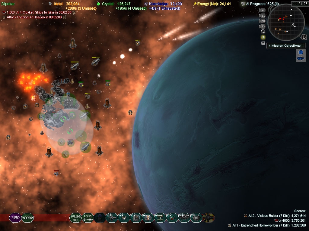 Скриншот из игры AI War: Fleet Command под номером 7