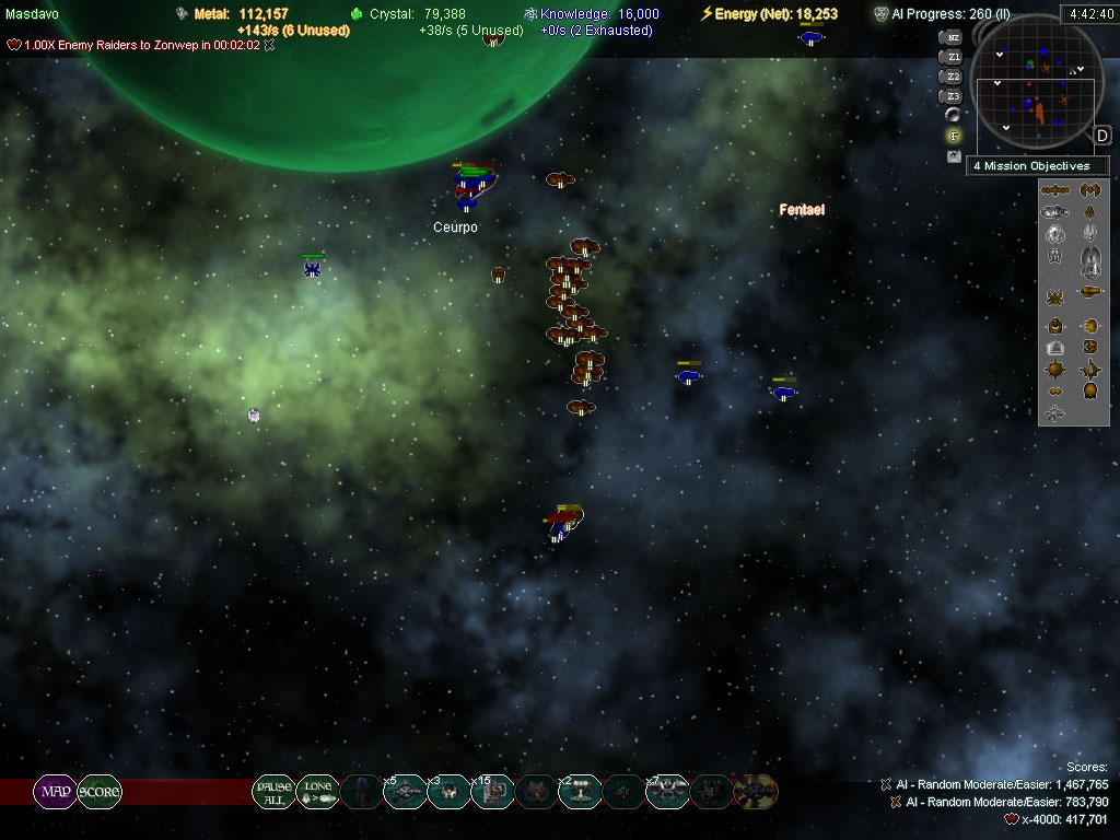 Скриншот из игры AI War: Fleet Command под номером 9