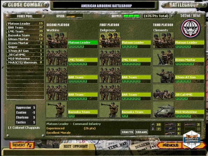 Скриншот из игры Close Combat: Wacht am Rhein под номером 1