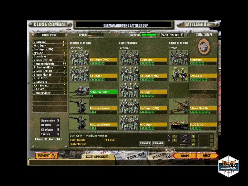 Скриншот из игры Close Combat: Wacht am Rhein под номером 4