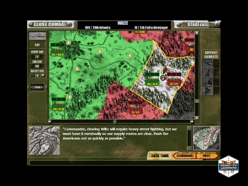 Скриншот из игры Close Combat: Wacht am Rhein под номером 5
