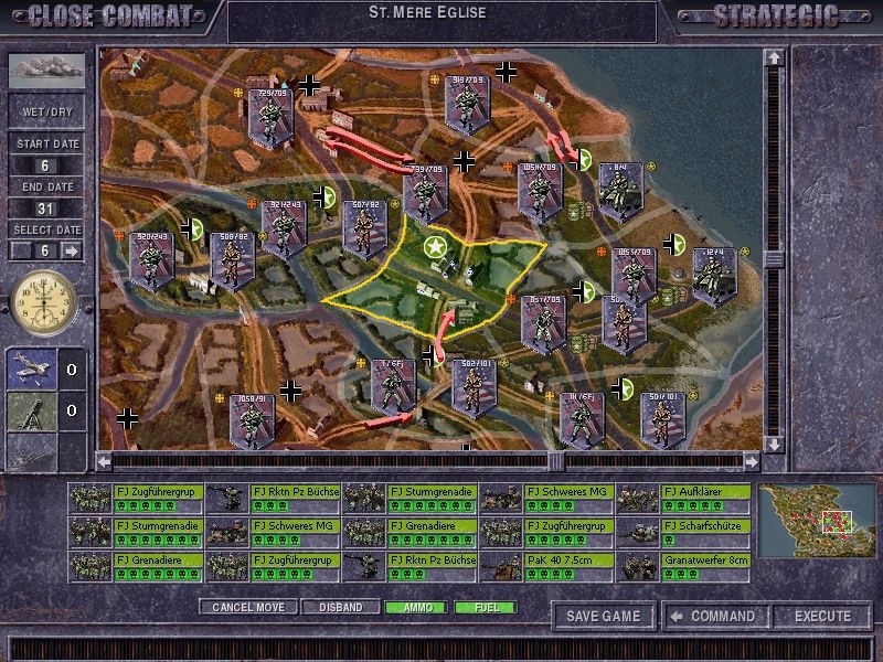 Скриншот из игры Close Combat 5: Invasion Normandy под номером 12