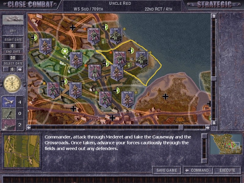 Скриншот из игры Close Combat 5: Invasion Normandy под номером 3