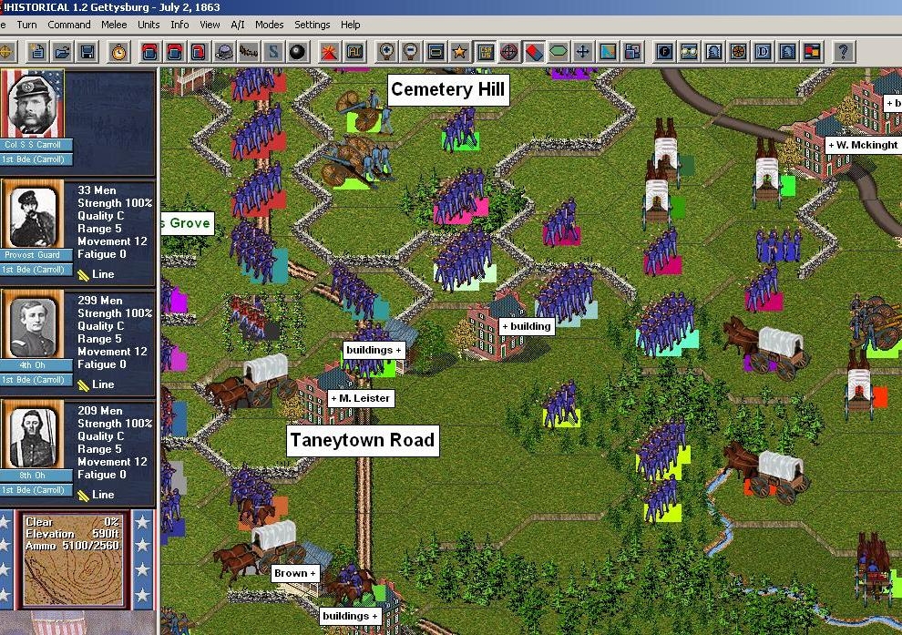 Скриншот из игры Civil War Campaigns: Campaign Gettysburg под номером 10