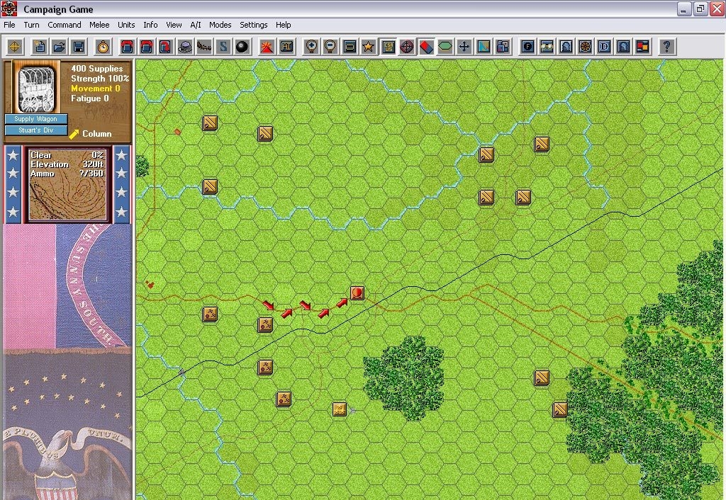 Скриншот из игры Civil War Campaigns: Campaign Gettysburg под номером 13