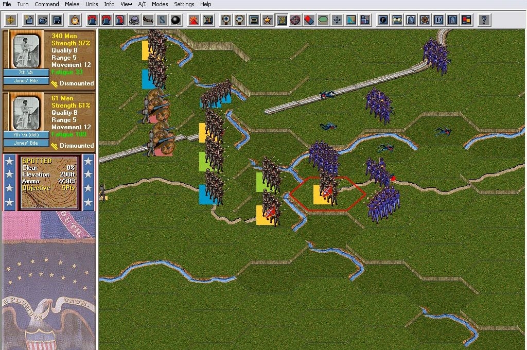 Скриншот из игры Civil War Campaigns: Campaign Gettysburg под номером 16