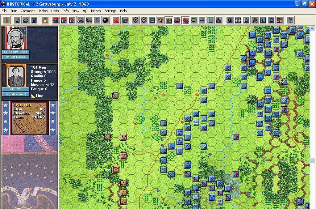 Скриншот из игры Civil War Campaigns: Campaign Gettysburg под номером 4