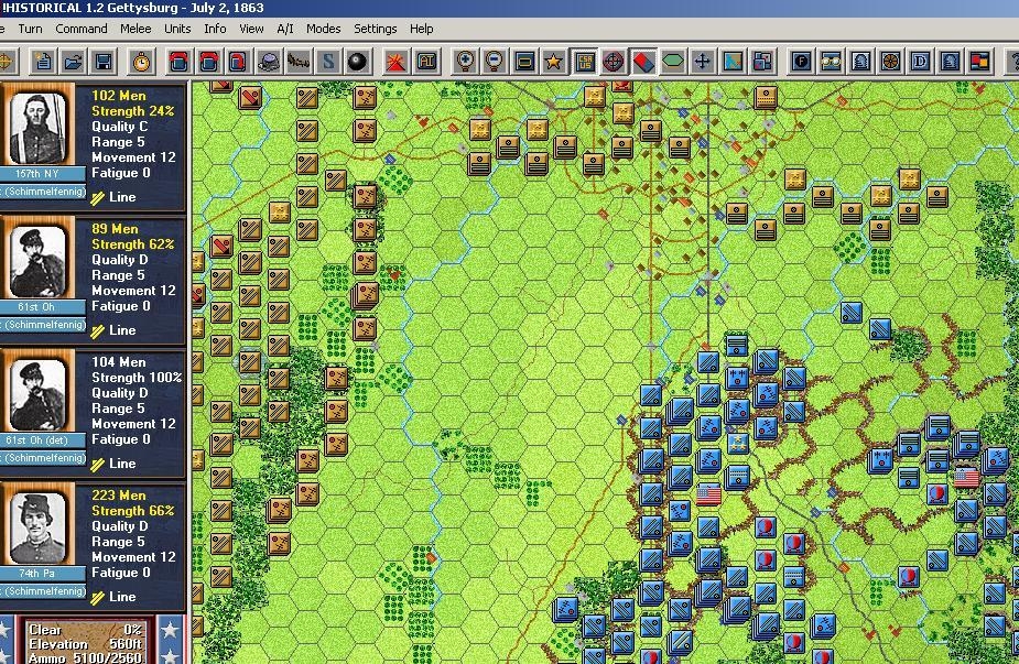 Скриншот из игры Civil War Campaigns: Campaign Gettysburg под номером 9