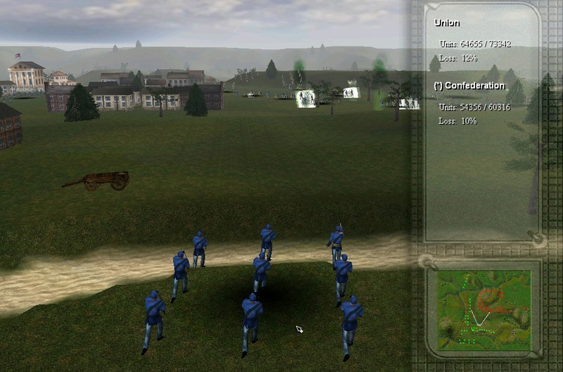 Скриншот из игры Civil War Battles: Gettysburg 1863 под номером 1