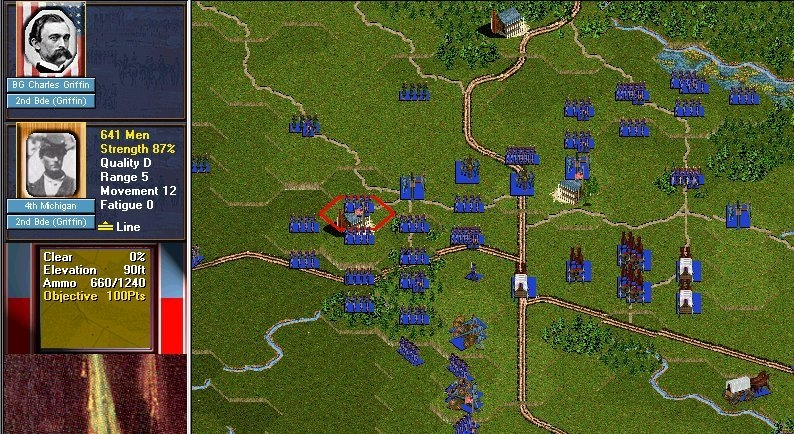 Скриншот из игры Civil War Battles: Campaign Peninsula под номером 4