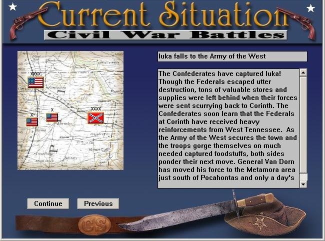 Скриншот из игры Civil War Battles: Campaign Corinth под номером 1