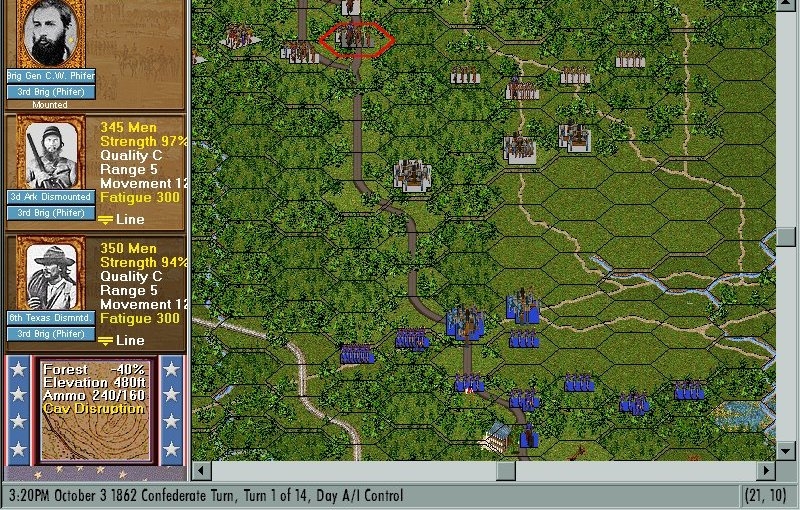 Скриншот из игры Civil War Battles: Campaign Corinth под номером 13