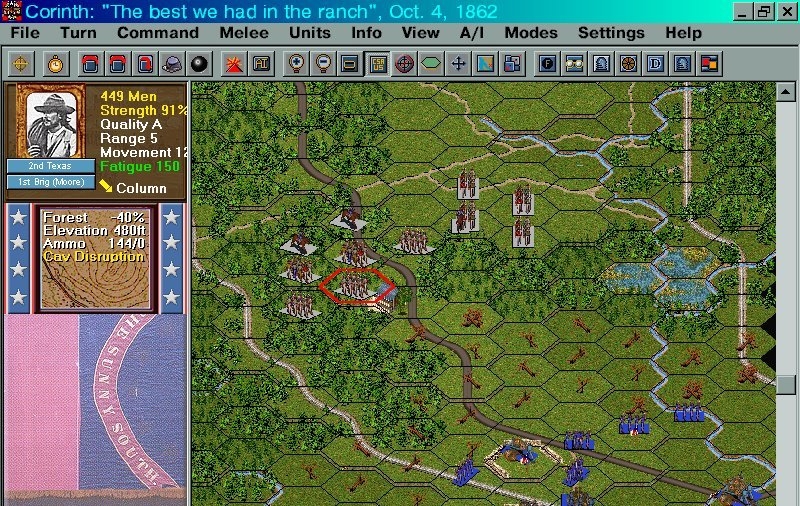 Скриншот из игры Civil War Battles: Campaign Corinth под номером 8